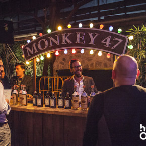 OMClub 2015, Monkey 47, GIN, Schwarzwald, Theke, free drinks, sponsoren, bar, kostenlose getränke, halle tor 2, OMClub 2015 - project a,